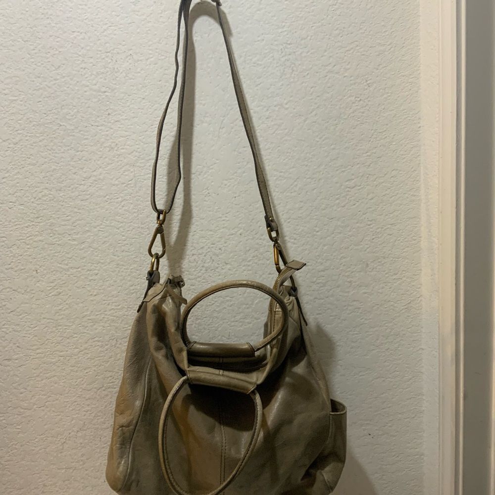 Hobo International Gorgeous Metallic Taupe Genuin… - image 4